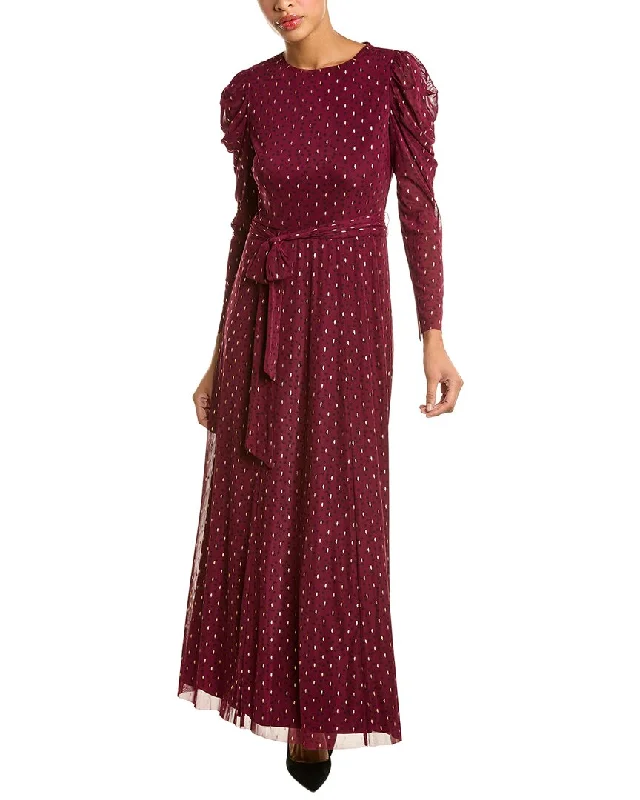 Trendy Women's Wear Anne Klein Puff Sleeve Maxi Dress