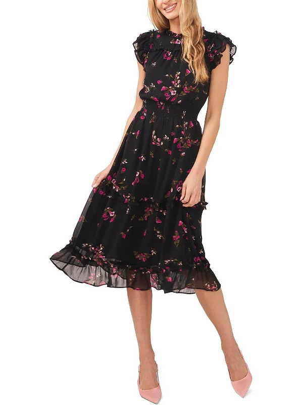 Crazy Price Slashing Fallen Leaves Womens Floral Long Maxi Dress