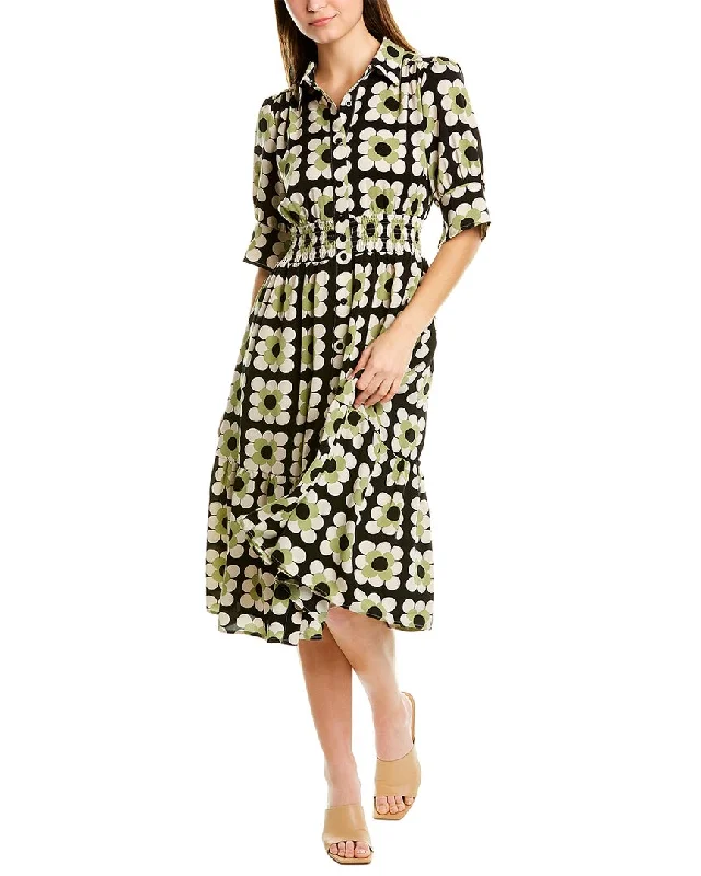 Contemporary Elegance Gracia Floral Shirtdress