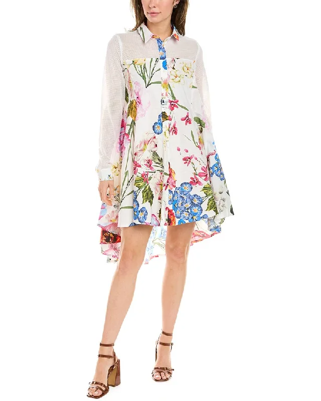 Romantic Date - Night Ensemble Gracia Mesh Shirtdress