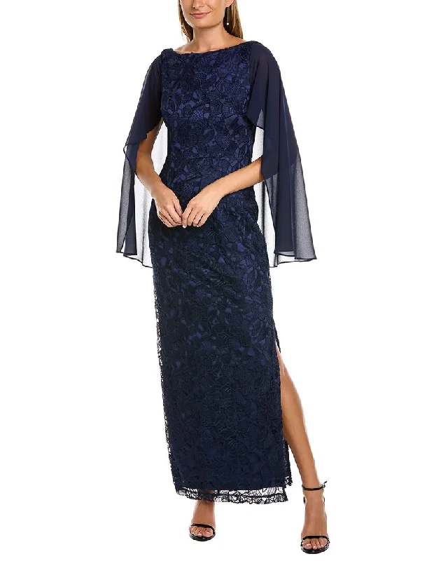 Romantic Date - Night Ensemble JS Collections Leah Capelet Column Gown