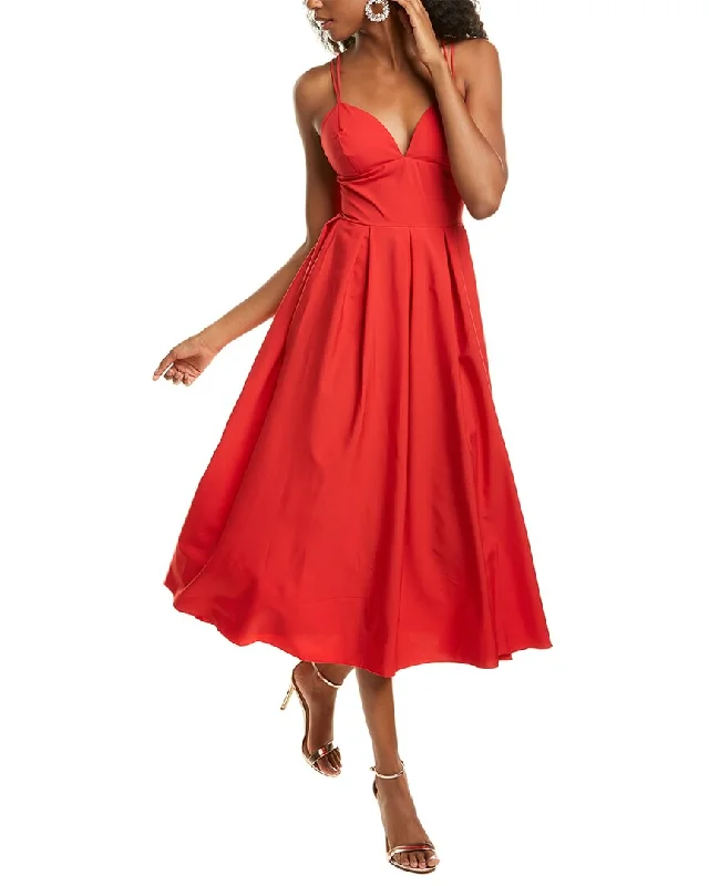 Style Upgrade Michele Laperle Pleated Midi Dress