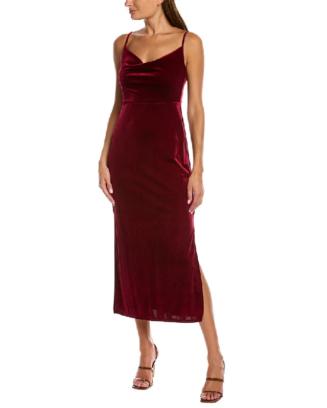 Charming Silhouette Taylor Velvet Maxi Dress