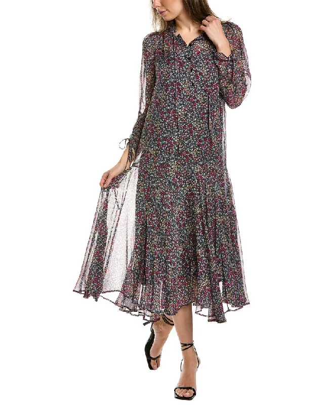 Dreamy Aesthetic Ted Baker Bevlia Drop-Waist Midi Dress