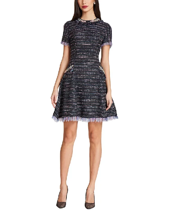 Trendy And Individual Women's Fashion Teri Jon by Rickie Freeman Special Occasion Short Printed Dress