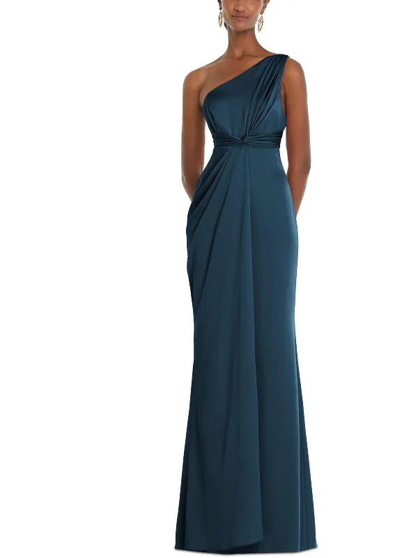 Budget Friendly Womens Satin Long Evening Dress