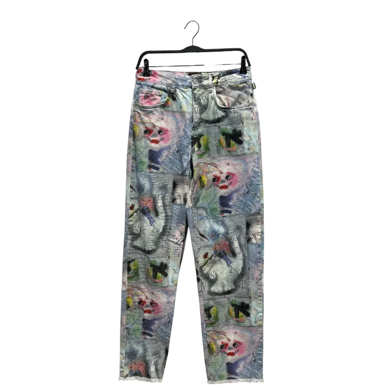 Fashion Forward Femininity Heaven By Marc Jacobs/Bottoms/27/All Over Print/Denim/BLU/ Punk Playground Star Jeans