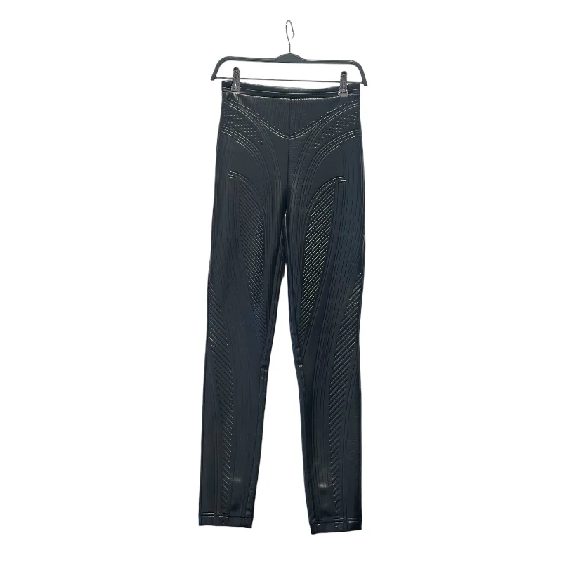 Huge Price Cut MUGLER/Skinny Pants/XS/Leather/BLK/