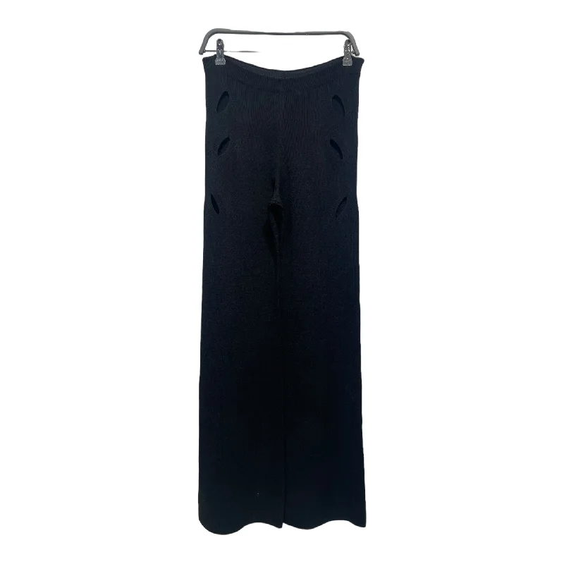 Luxe Women's Apparel DION LEE/Wide Leg Pants/8/Polyester/BLK/HOSIERY SPLIT PANT