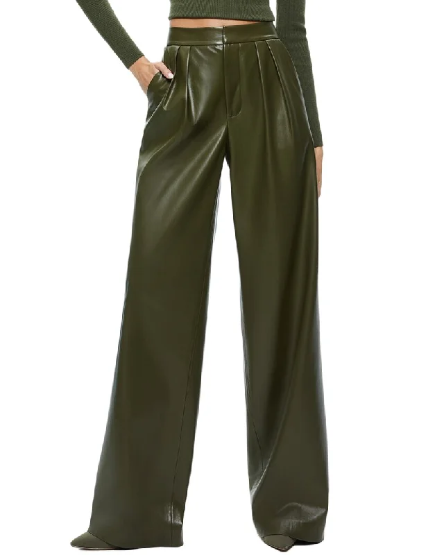Casual Chic Clothing alice + olivia Pompey High-Rise Pleated Pant