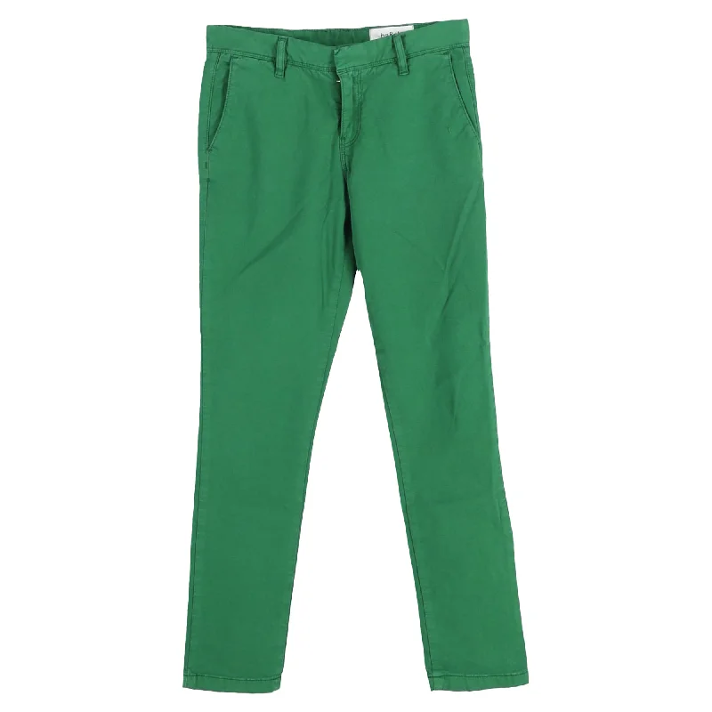 Trend Setting Wardrobe Ba&sh Moni Trousers in Green Cotton