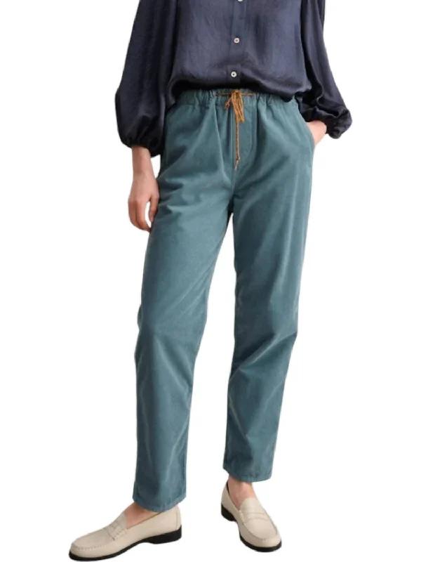 Special Occasion Wear Corduroy Pizzy Pants In Rain