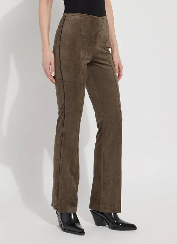 Sleek Design Elysse Suede Pant (33" Inseam)