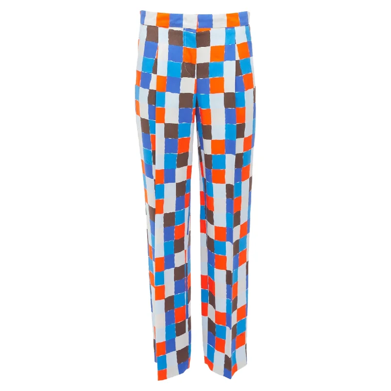 Clearance Sale, All Cheap Emilio Pucci Watercolour Check Mid Waist Pants