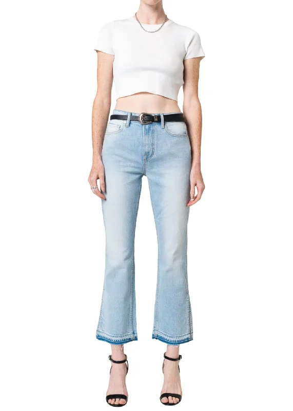 Save On Inspired Styles Farrah Mid Rise Kick Flare Jeans In Miami