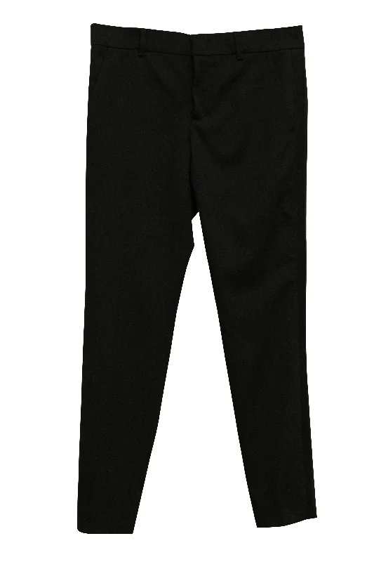 Limited Stock, Big Sale Gucci Tuxedo Pants in Black Wool