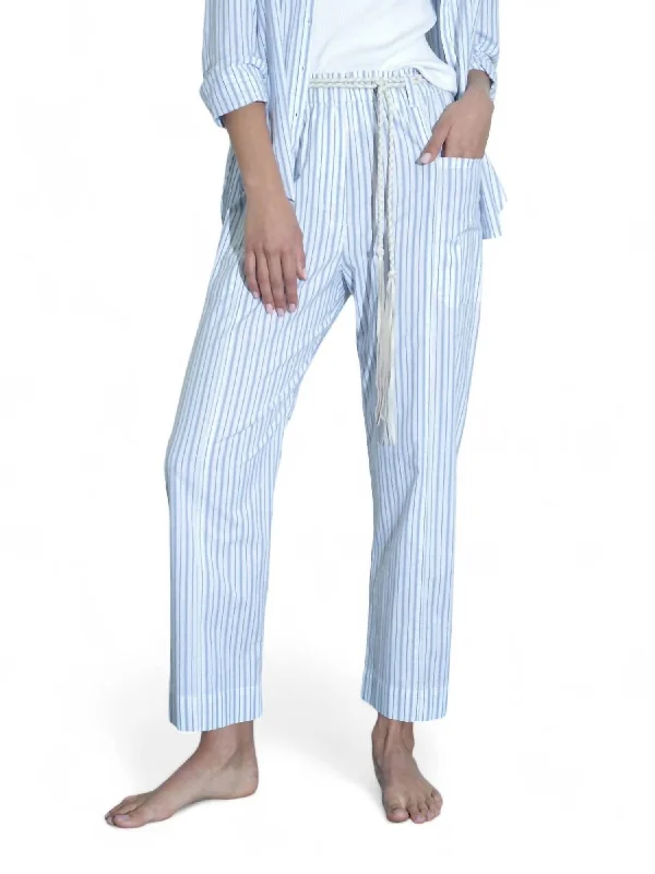 Wardrobe Refresh Jake Pant In Coastal Stripe
