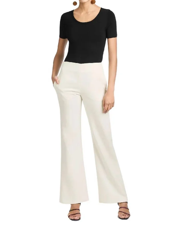 Comfort Meets Fashion June Pants In Ivory