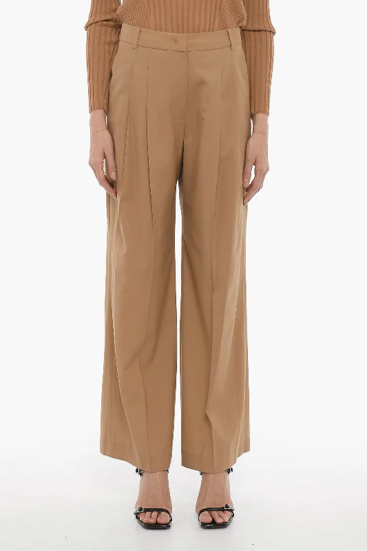 Fashion For Every Occasion Low Classic Double-Pleat Wool Pants