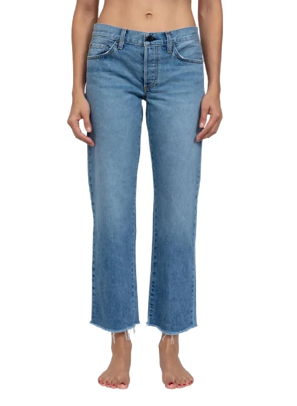 Limited Time Flash Sale Low Rise Straight Jeans In Clean Berkeley