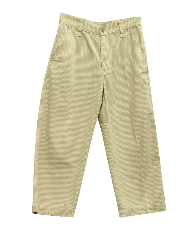 Holiday Glam Marc Jacobs Stripe Pants in Beige Cotton