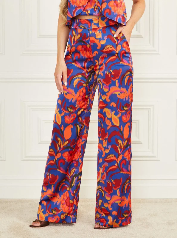 You'Ll Love Us Because Marciano Betty Blue Printed Pants