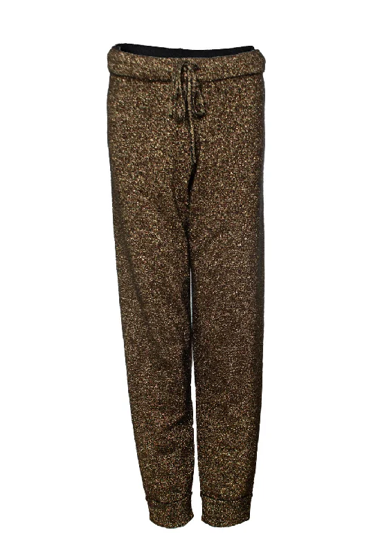 Unbeatable Deals Metallic lurex jogging trousers