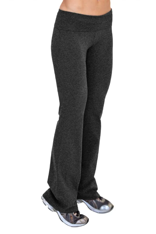 Wardrobe Update One Step Ahead Brushed Supplex Roll Down Bootcut Pant 20121