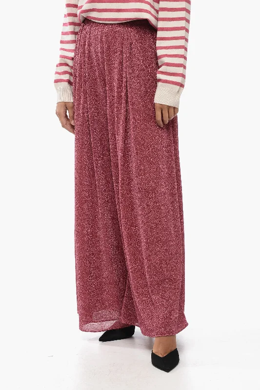 Wardrobe Essentials Oseree Lurex LUMIERE Palazzo Pants