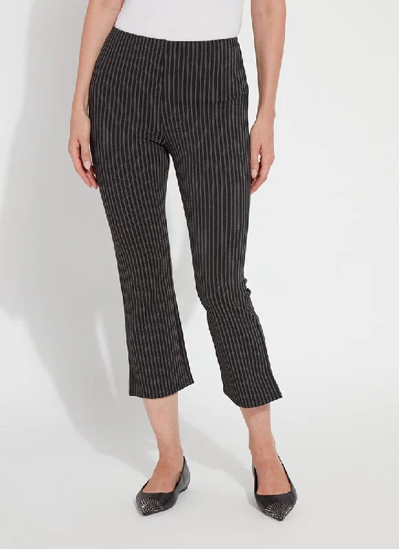 Boutique Styles Patterned Crop Kick Flare  (24" Inseam)
