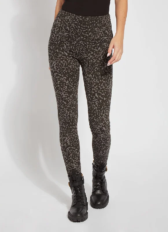 Comfortable Clothes Patterned Denim Legging (28" Inseam)