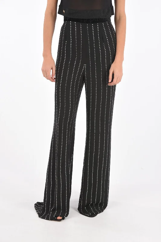 Summer Essentials Philipp Plein COUTURE crystal all over high rise waist palazzo pants Summer Essentials Philipp Plein COUTURE crystal all over high rise waist palazzo pants