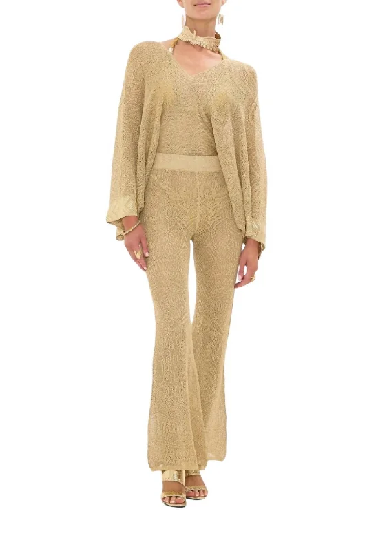 Exclusive Deals Online Pointelle Knit Pant In Valley Of The Kings