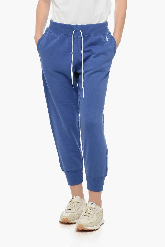Clearance Event Polo Ralph Lauren Fleece Cotton Blend Sweatpants with Cuffs