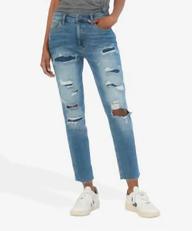 Limited Time Offer Rachael High Rise Fab Ab Mom Jean In Revolution