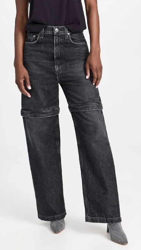 The Latest Trends Risha Zip Utility Jean In Sin