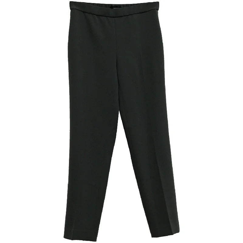 Effortless Style, Endless Impact Theory Straight Leg Pants in Grey Triacetate