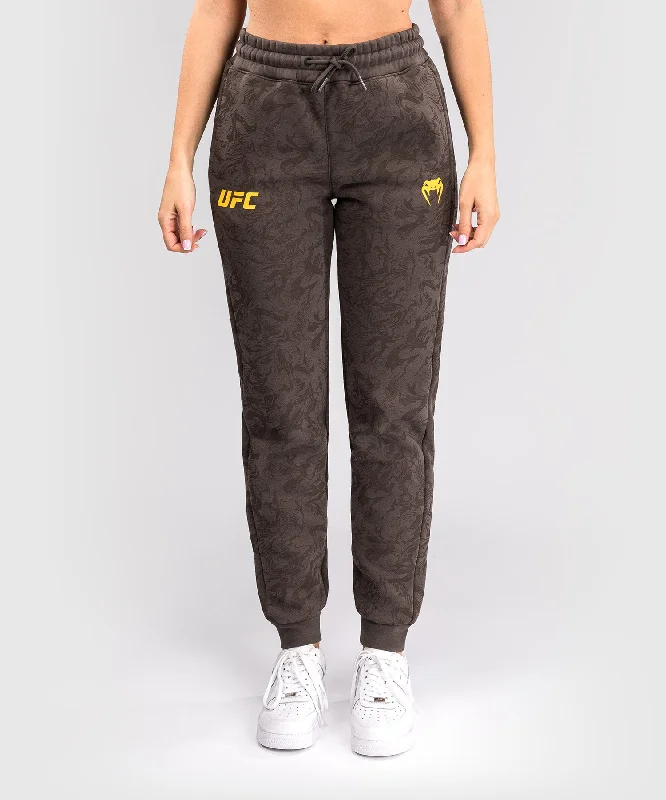 Trendy Street Style Attire UFC Fusion by Venum Fight Week Women’s Cotton Pant - Earthen Brown