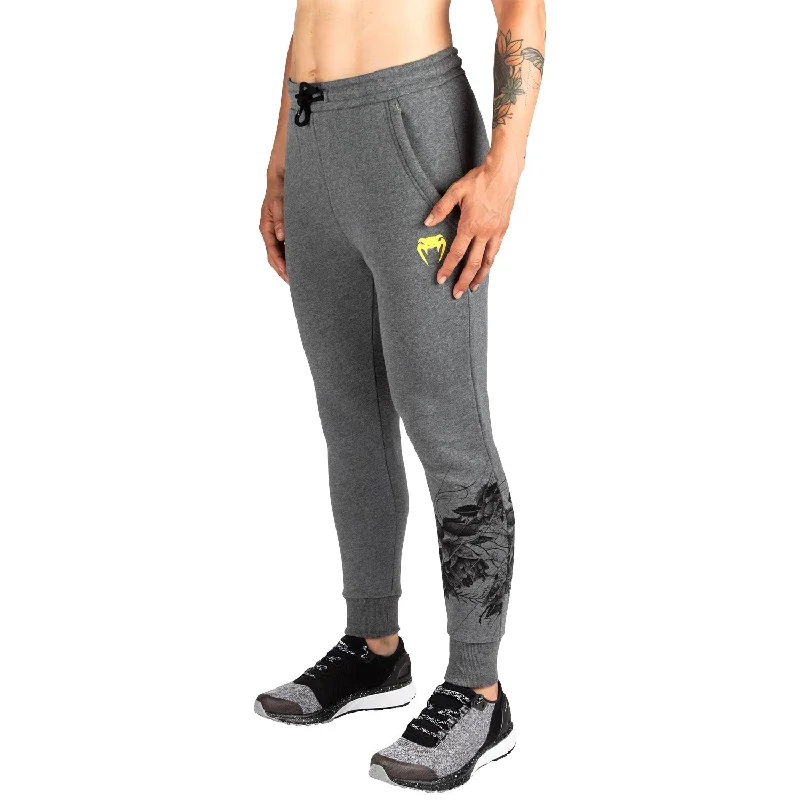 Unleash Your Trend Driven Style Venum Floral Joggers - Heather Grey - For Women