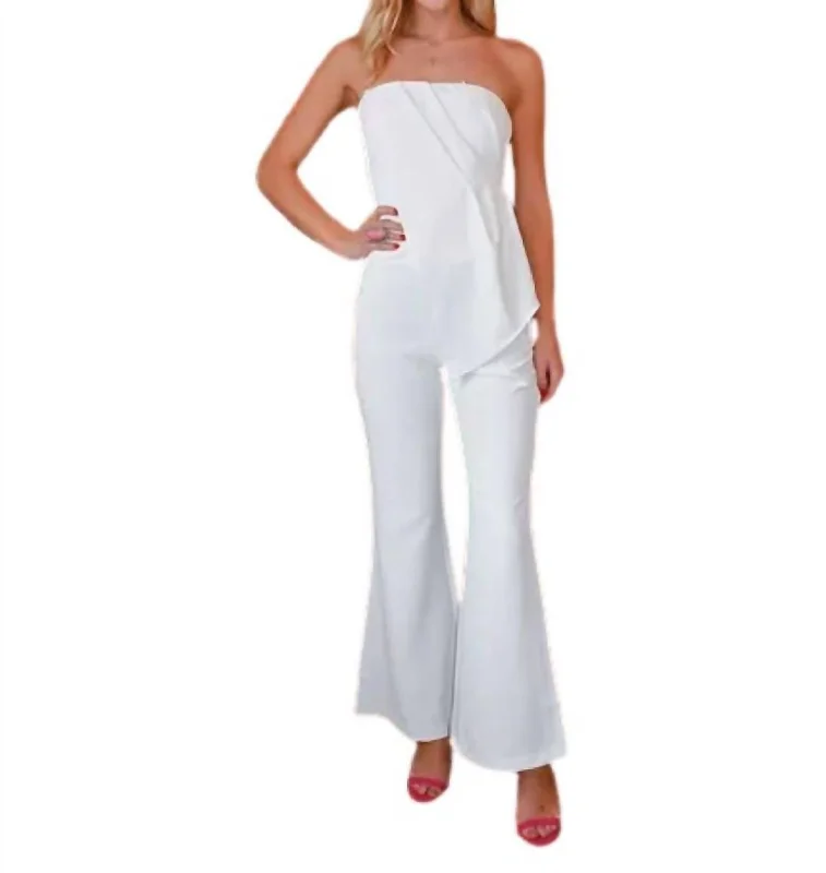 Get The Latest Trends Wide Leg Pants In White